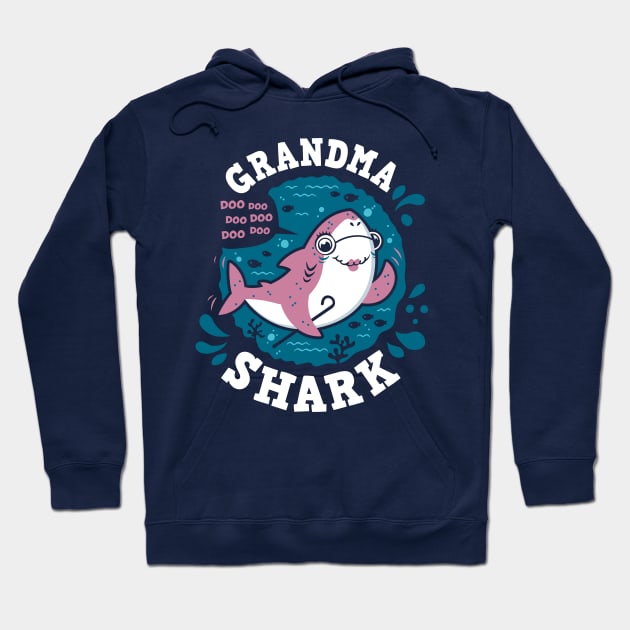 Grandma Shark Doo Doo Family Shark T-Shirt Gift For Grandma Grandma Shark Doo Doo Family Shark T-Shirt Gift For Grandma