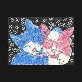 cat hugs T-Shirt