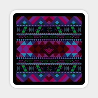 Vintage Native American Pattern Design Magnet