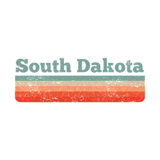 Vintage South Dakota Distressed Retro 80s 90s T-Shirt