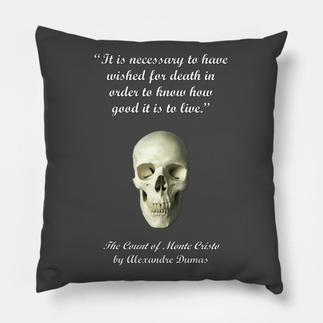 The Count of Monte Cristo Pillow by childofthecorn