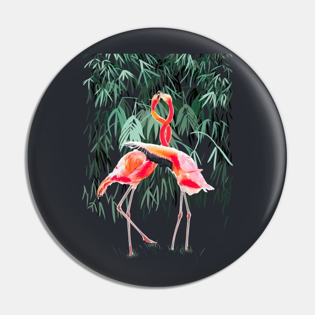 Flamingos couple Pin by Mimie20