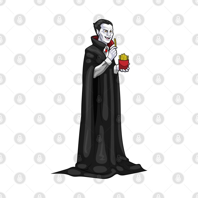 Vampire Halloween French fries by Markus Schnabel