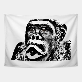 Brown eyed Gorilla Tapestry