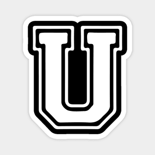 Letter U Magnet