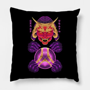 Samurai Orb of Death Pillow