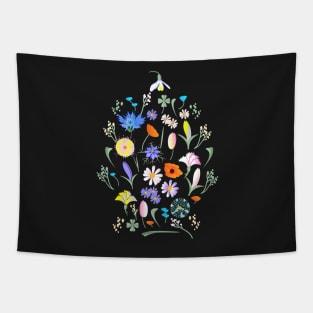 Colorful flowers flower meadow Tapestry