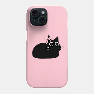 coquette cat Phone Case