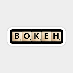 BOKEH Scrabble Magnet