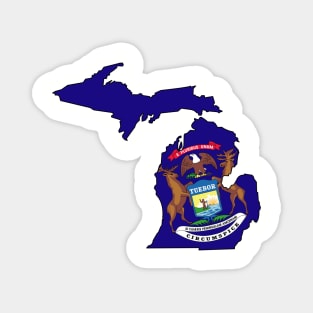 Michigan State Flag Magnet