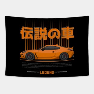 Tuner Orange GR86 JDM Tapestry