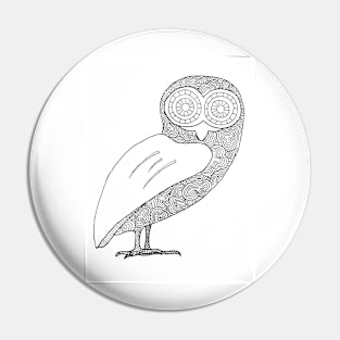 Owl of Athena Pin