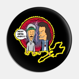 Heavy Metal Friends Pin