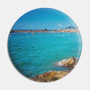 Summer Beach Rocks Sea Travel Vacation Italy Pin