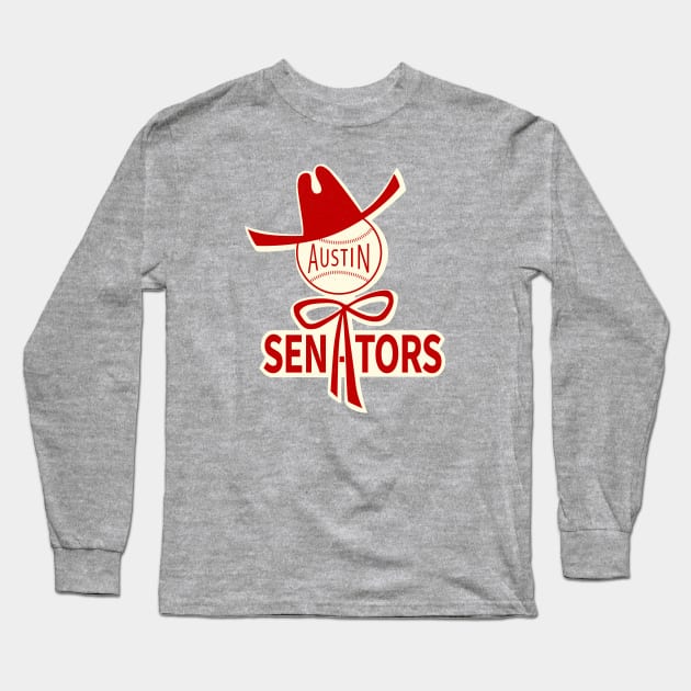 LocalZonly Defunct Austin Senators Baseball 1962 Long Sleeve T-Shirt