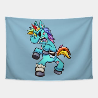 Zombie unicorn Tapestry