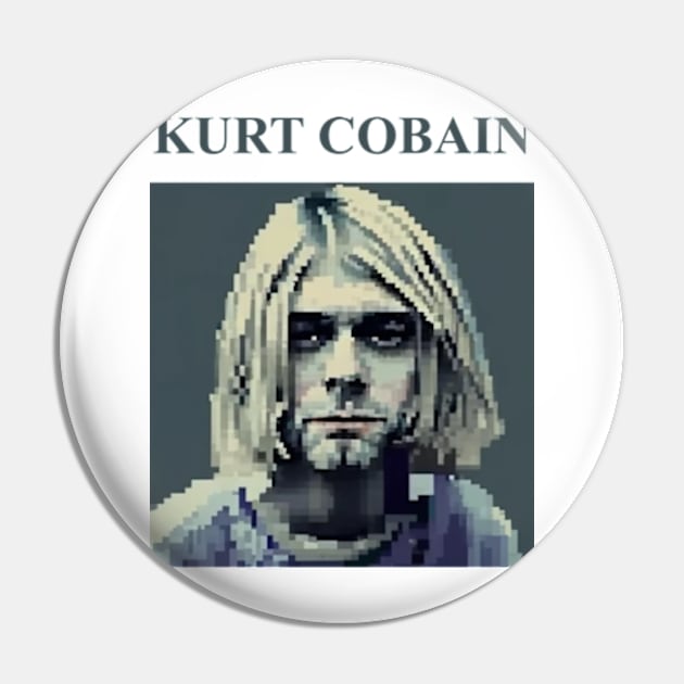 Kurt Pixel Tee Pin by Hordes