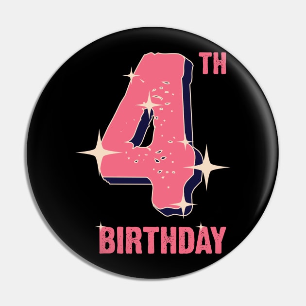 4th birthday for girls Pin by Emma