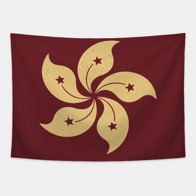 Free Hong Kong Logo Design Tapestry by MFK_Clothes