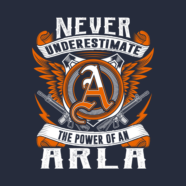 Never Underestimate The Power of ARLA Hoodie Black