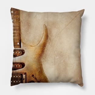 guitar music art #guitar #music Pillow