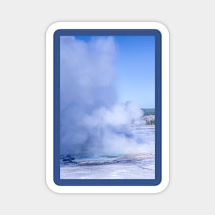 Clepsydra Geyser Yellowstone Wyoming Magnet