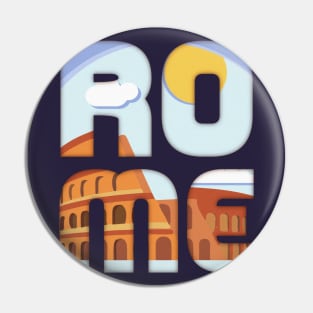 Rome Cityscape Pin