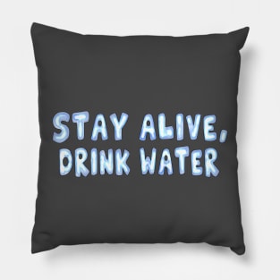 Stay hydrated guys Pillow