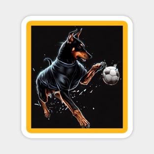 Dog Football Game Day Funny Team Sports Soccer graphic - Football - Magnet