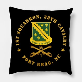 1st Squadron, 38th Cavalry - Fort Bragg, NC w DUI - Cav Branch  wo Bck X 300 Pillow