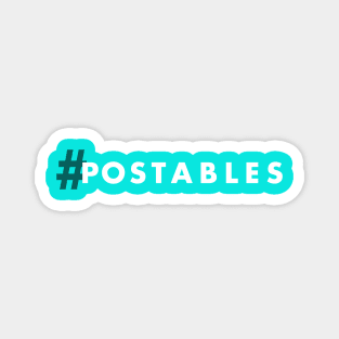 #POstable Hashtag (light) Magnet