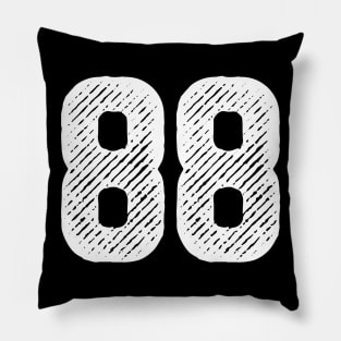 Eighty Eight 88 Pillow