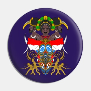 Papua Culture Pin