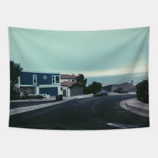 Playa Del Rey Hazy Beach Street Tapestry