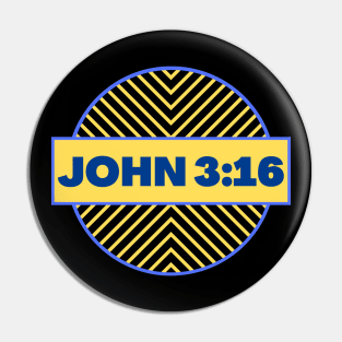 Bible Verse John 3:16 | Christian Pin