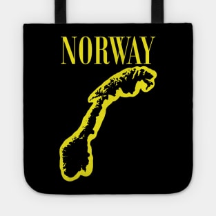 Vibrant NorwayUnleash Your 90s Grunge Spirit! Smiling Squiggly Mouth Dazed Face Tote