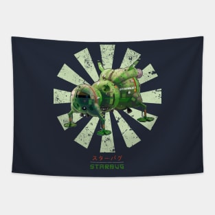 Starbug Retro Japanese Red Dwarf Tapestry