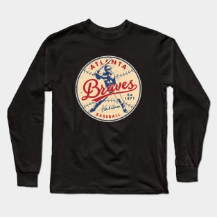 MLB Atlanta Braves Men's Long Sleeve Core T-Shirt - S