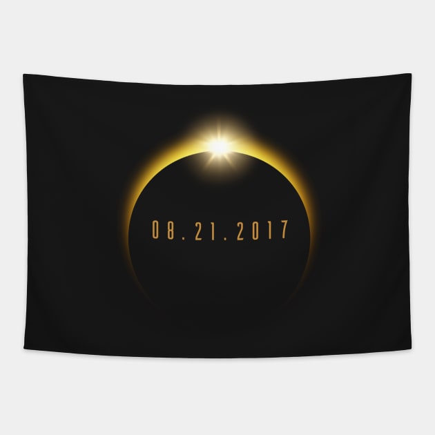 Total Solar Eclipse Astronomy August 21 2017 Tapestry by junghc1