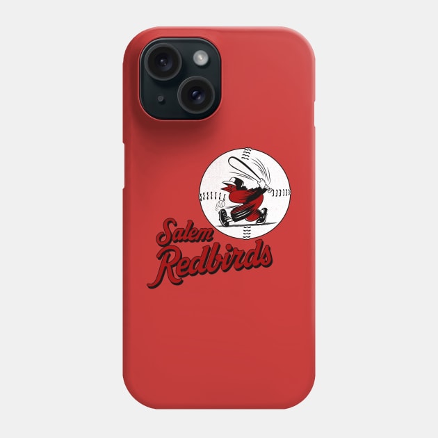 Defunct Salem Redbirds Baseball 1980 Phone Case by LocalZonly