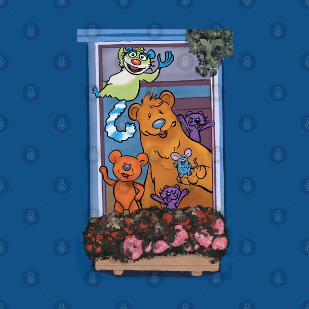 Bear in the Big Blue House by AmyNewBlue