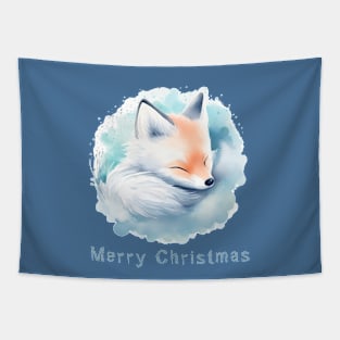 Snow fox Tapestry