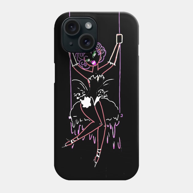 Penelope Petals (In the Dark) Phone Case by madtownstudio3000