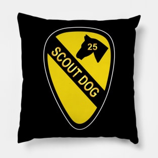 25th Scout Dog Platoon 1st Cav wo Txt Pillow