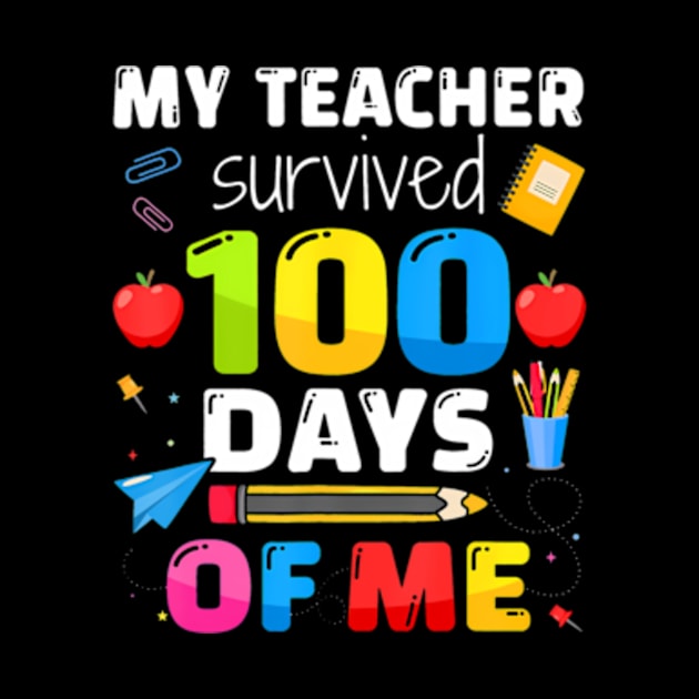 Teacher survived 100 days of me for 100th day school student by Cristian Torres