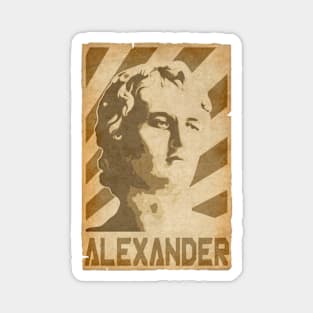 Alexander The Great Retro Propaganda Magnet