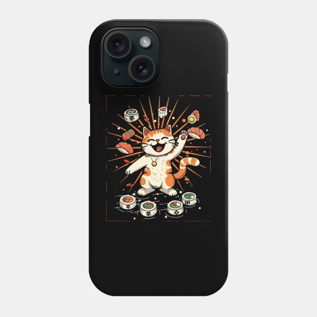 Catzilla Cat Reigns Phone Case by BilodeauBlue