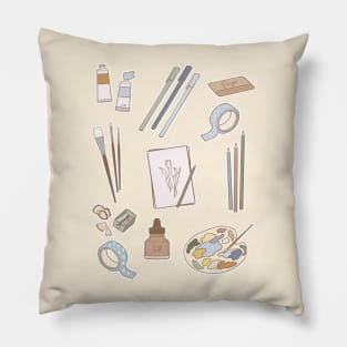 art supplies 2 Pillow