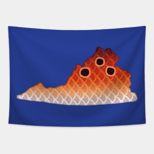 Virginia Redfish Colors Red Drum Inspired Color Pattern Tapestry