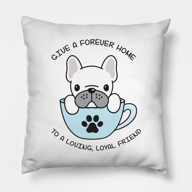'Give A Forever Home' Radical Kindness Anti Bullying Shirt Pillow by ourwackyhome
